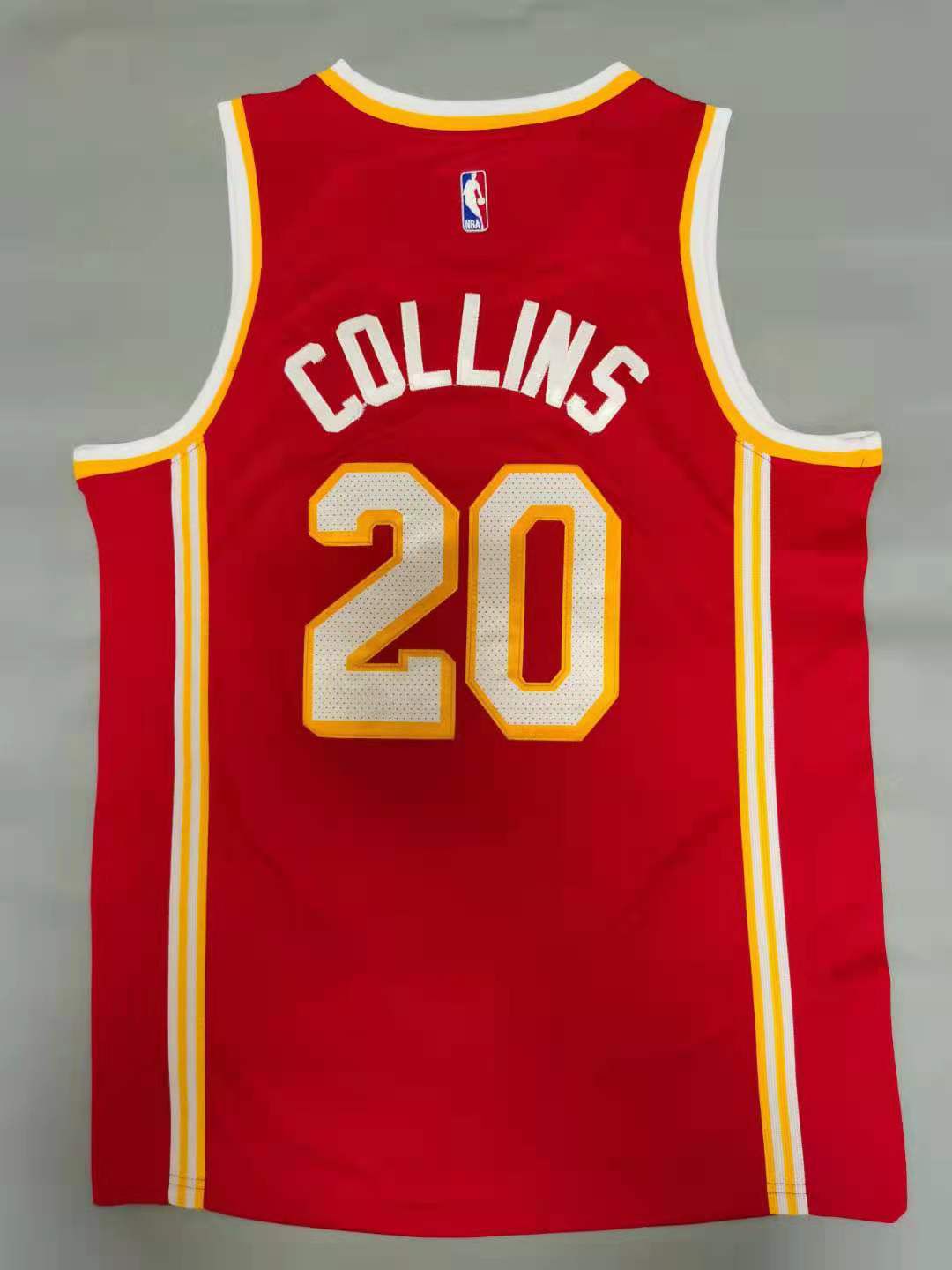 Men Atlanta Hawks #20 Collins Red 2021 Nike Game NBA Jerseys